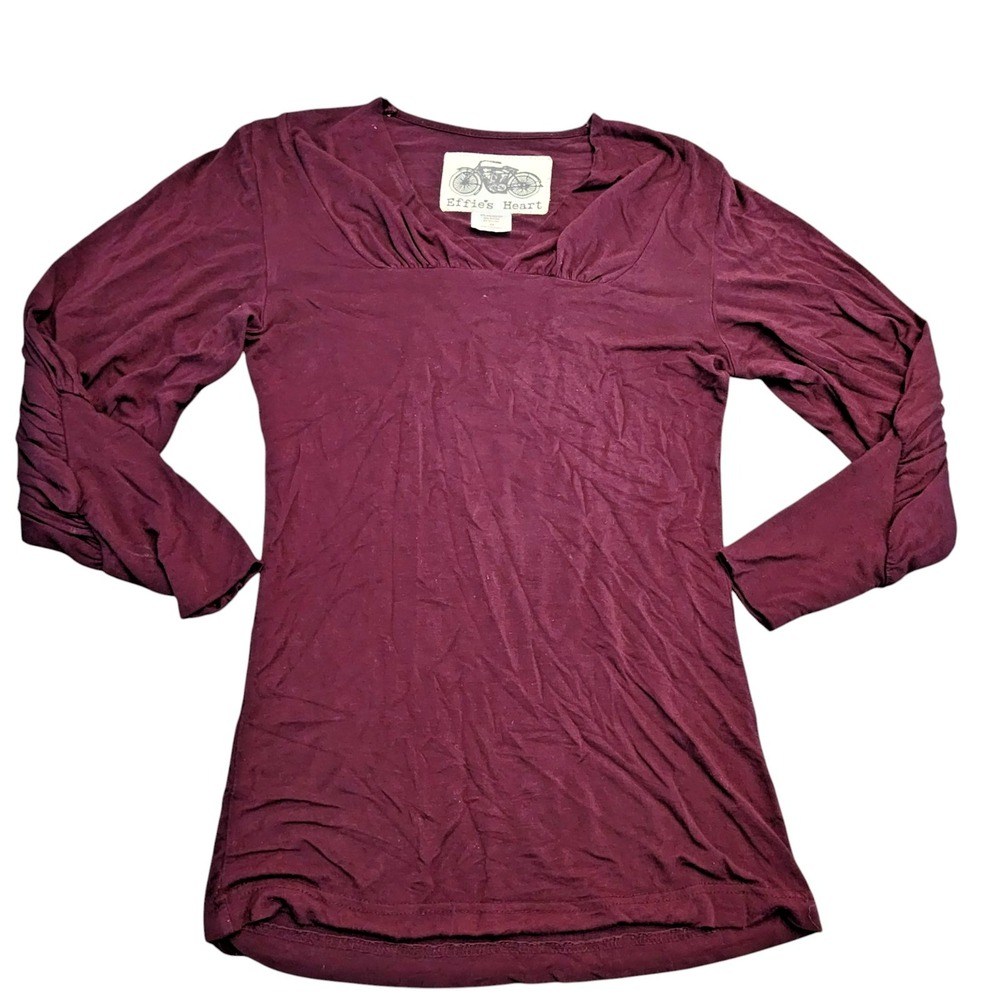 Effie's Heart V Neck Blouse Size XS‎ - Picture 2 of 4